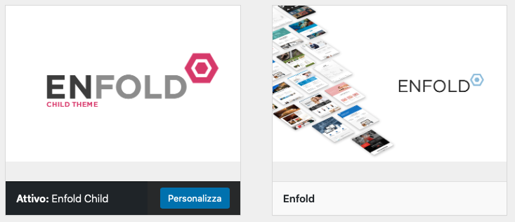 Come installare il tema Enfold