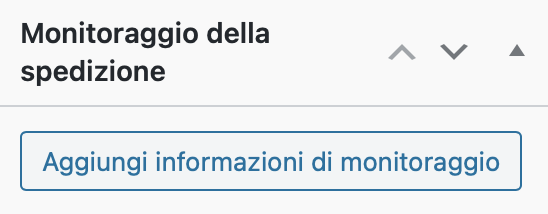 Monitoraggio della spedizione ordini WooCommerce